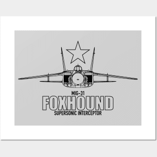 Mig-31 Foxhound Posters and Art